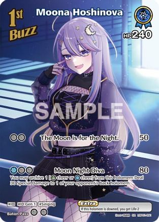 Moona Hoshinova (SR) (hBP01-091) - Blooming Radiance Foil