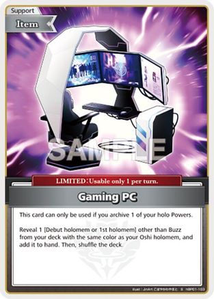 Gaming PC (S) (hBP01-103) - Blooming Radiance Foil