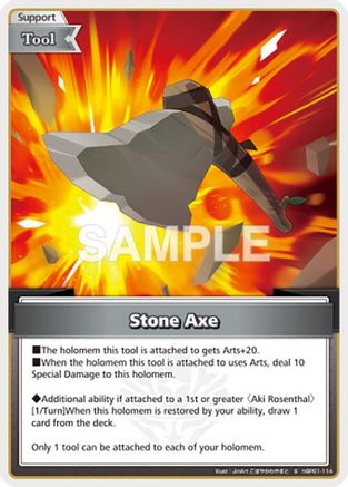Stone Axe (S) (hBP01-114) - Blooming Radiance Foil