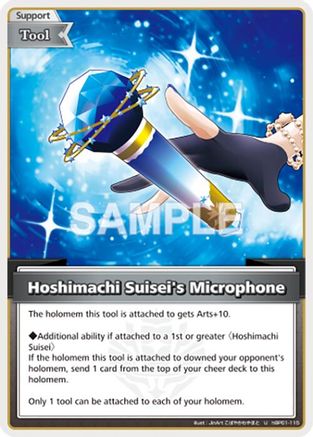 Hoshimachi Suisei's Microphone (U) (hBP01-115) - Blooming Radiance