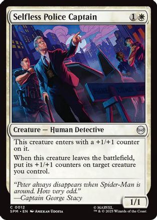 Selfless Police Captain [Marvel's Spider-Man]