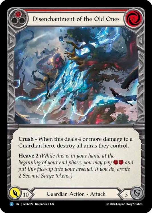 Disenchantment of the Old Ones [MPG027] (Mastery Pack Guardian)  Rainbow Foil