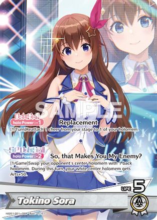 Tokino Sora (OSR) (hSD01-001) - SD01 Start Deck Tokino Sora and Azki Foil