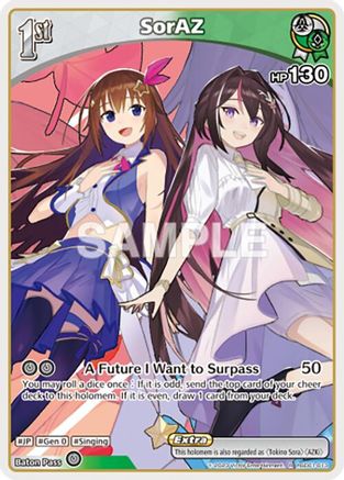 SorAZ (R) (hSD01-013) - SD01 Start Deck Tokino Sora and Azki Foil