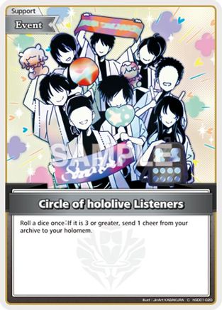 Circle of hololive Listeners (C) (hSD01-020) - SD01 Start Deck Tokino Sora and Azki