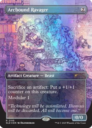 Arcbound Ravager (2105) (Galaxy Foil) (SLD-2105) - Secret Lair Drop Series Foil