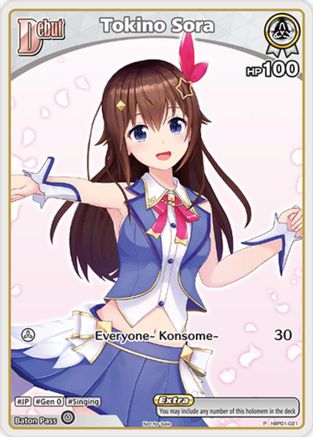 Tokino Sora (P) (hBP01-021) (hBP01-021) - hololive OFFICIAL CARD GAME Promos Foil