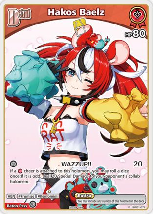 Hakos Baelz (P) (hBP01-072) (hBP01-072) - hololive OFFICIAL CARD GAME Promos Foil
