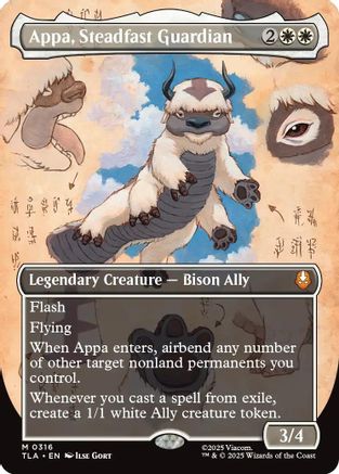 Appa, Steadfast Guardian (Borderless) [Avatar: The Last Airbender]
