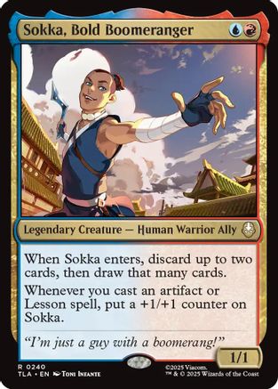 Sokka, Bold Boomeranger [Avatar: The Last Airbender]