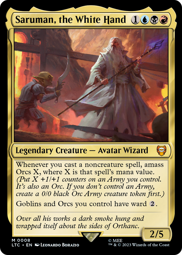 Saruman, the White Hand [The Lord of the Rings: Tales of Middle-Earth Commander]