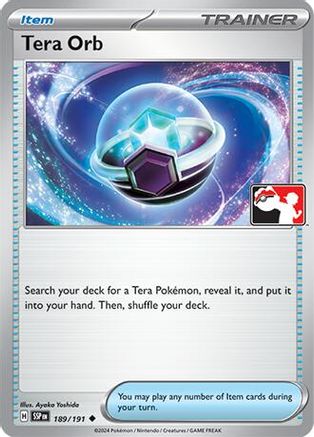 Tera Orb 189  - Holofoil Prize Pack Series Cards - Uncommon