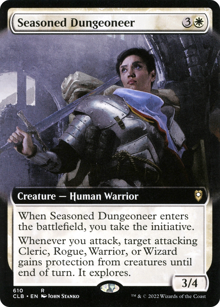 Seasoned Dungeoneer (Extended Art) [Commander Legends: Battle for Baldur's Gate]