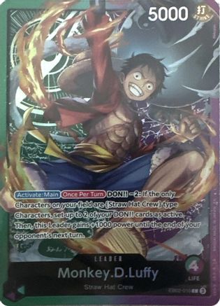 Monkey.D.Luffy (Sound Loader - Luffy Edition 2025) (EB02-010) - One Piece Promotion Cards