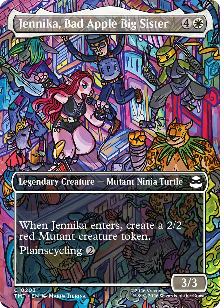 Jennika, Bad Apple Big Sister (Borderless) (TMT-203) - Teenage Mutant Ninja Turtles