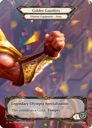 Golden Gauntlets (Marvel) () - Super Slam Cold Foil