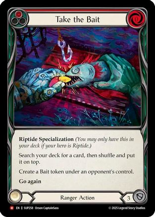 Take the Bait (Red) () - Super Slam Rainbow Foil