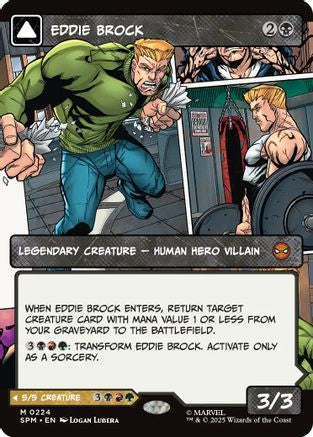 Eddie Brock (0224) (Borderless) (SPM-224) - Marvel's Spider-Man Foil