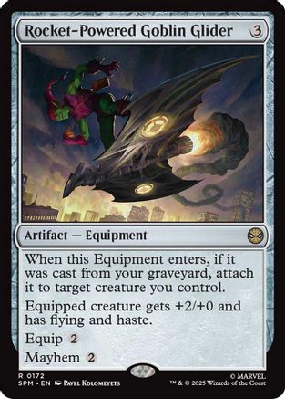 Rocket-Powered Goblin Glider (SPM-172) - Marvel's Spider-Man Foil