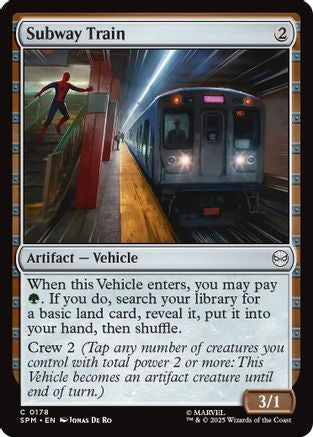 Subway Train (SPM-178) - Marvel's Spider-Man Foil
