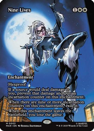 Nine Live (Borderless) (MAR-003) - Marvel Eternal-Legal Foil