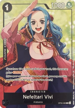 Nefeltari Vivi (Welcome Pack Vol. 2) (OP05-086) - One Piece Promotion Cards