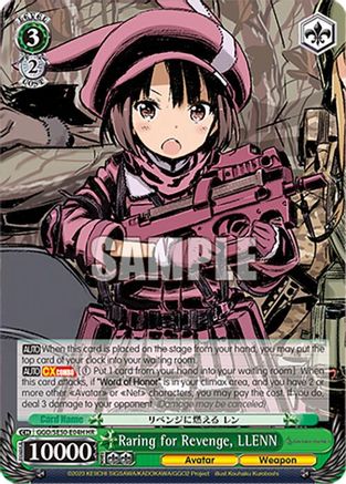 Raring for Revenge, LLENN (HU) (GGO/SE50-E04H HU) - SAO Alternative–Gun Gale Online–2 Premium Booster