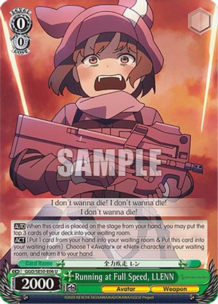 Running at Full Speed, LLENN (GGO/SE50-E06 U) - SAO Alternative–Gun Gale Online–2 Premium Booster
