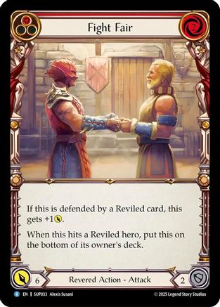 Fight Fair (SUP033) - Super Slam Rainbow Foil