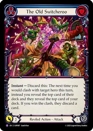The Old Switcheroo (SUP087) - Super Slam Rainbow Foil
