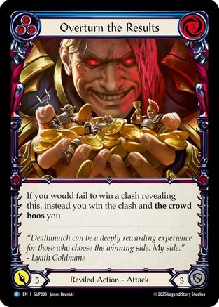 Overturn the Results (SUP093) - Super Slam Rainbow Foil