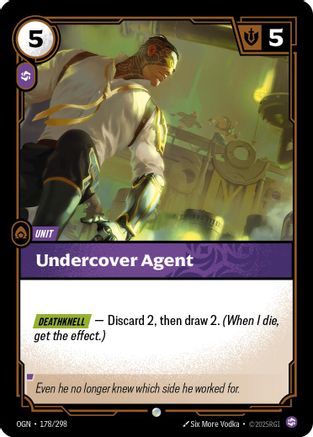 Undercover Agent (178/298) - Origins