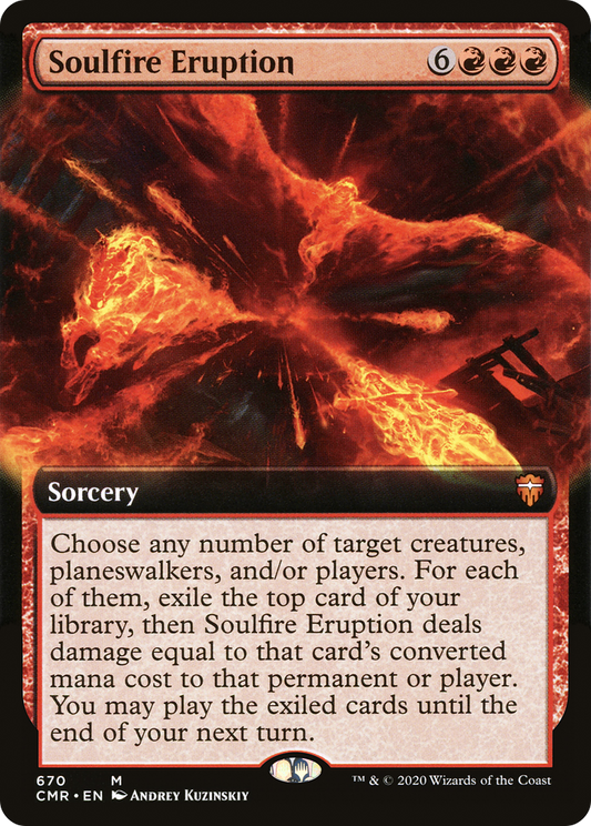 Soulfire Eruption (Extended Art) [Commander Legends]