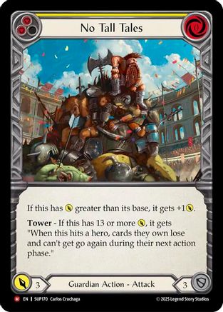 No Tall Tales (SUP170) - Super Slam Rainbow Foil
