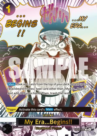 My Era...Begins!! (Manga) (OP09-096) - Premium Booster -The Best- Vol. 2 Foil