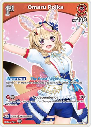 Omaru Polka (P) (hBP01-070) (hBP01-070) - hololive OFFICIAL CARD GAME Promos Foil