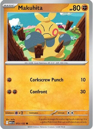 Makuhita 072  ME01 Mega Evolution - Common
