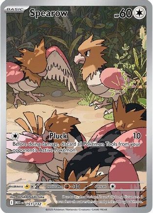 Spearow 151/132  - Holofoil ME01 Mega Evolution - Illustration Rare