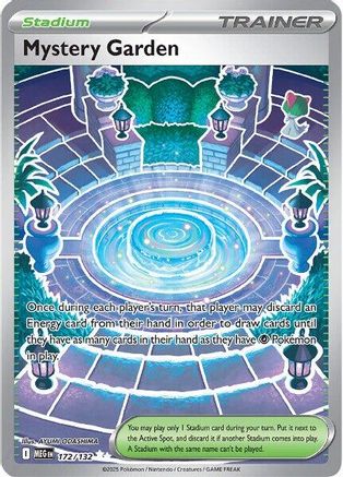 Mystery Garden 172/132  - Holofoil ME01 Mega Evolution - Ultra Rare