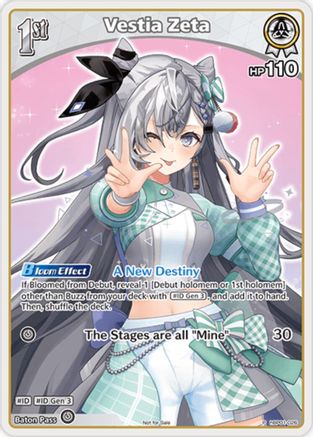 Vestia Zeta (P) (hBP01-026) (hBP01-026) - hololive OFFICIAL CARD GAME Promos Foil
