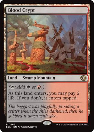 Blood Crypt (ECL-262) - Lorwyn Eclipsed