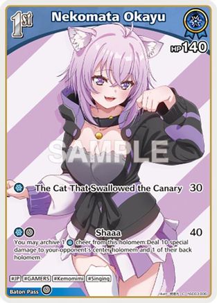 Nekomata Okayu (C) (hSD03-006) (hSD03-006) - SD03 Start Deck Blue Nekomata Okayu