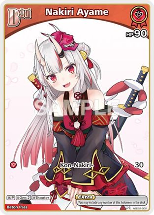 Nakiri Ayame (C) (hSD02-002) (hSD02-002) - SD02 Start Deck Red Nakiri Ayame