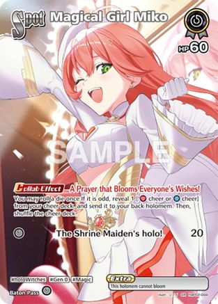 Magical Girl Miko (SR) (hBP02-069) - Quintet Spectrum Foil