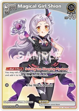 Magical Girl Shion (R) (hBP02-072) - Quintet Spectrum Foil