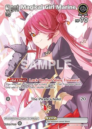 Magical Girl Marine (SR) (hBP02-073) - Quintet Spectrum Foil