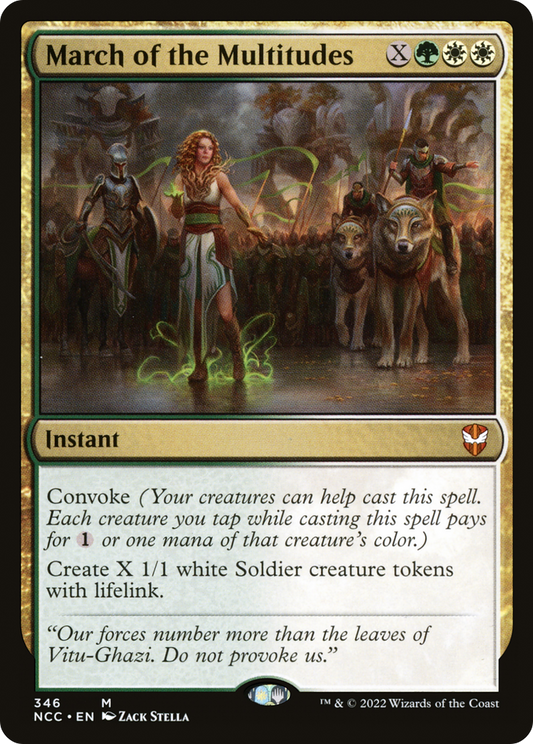 March of the Multitudes [Streets of New Capenna Commander]