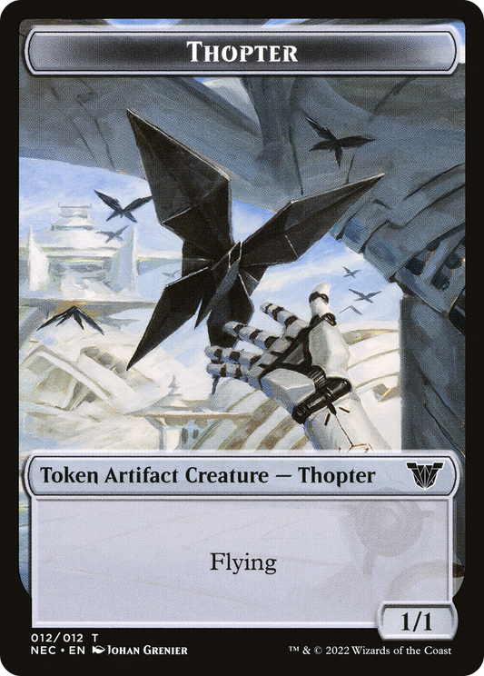 Thopter (TNEC-012) - Neon Dynasty Commander Tokens