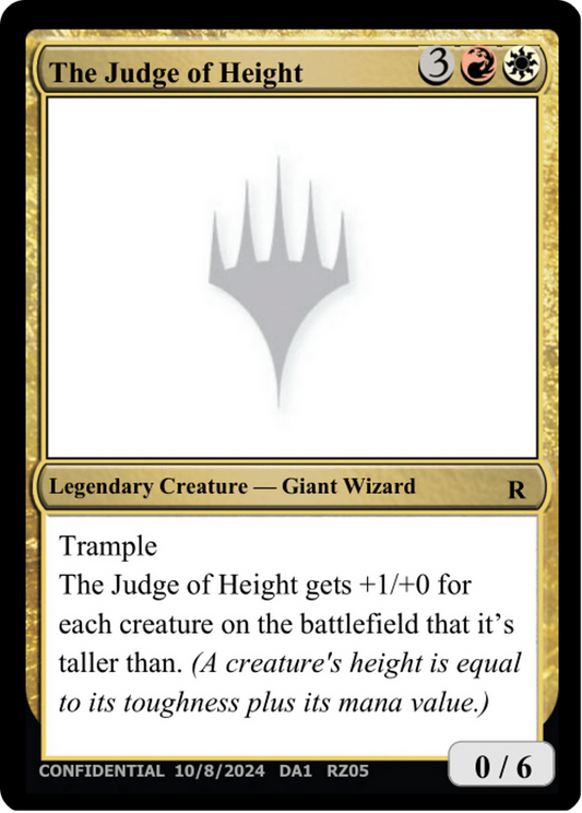 The Judge of Height [Unknown Event]