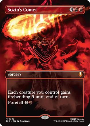 Sozin's Comet (0332) (Borderless) (TLA-332) - Avatar: The Last Airbender